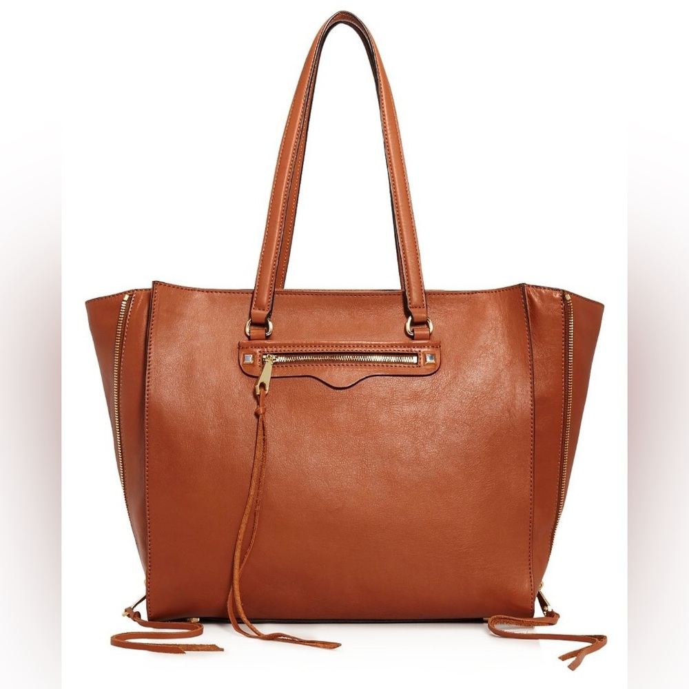 Rebecca Minkoff Always On Side Zip Regan tote bag in brown